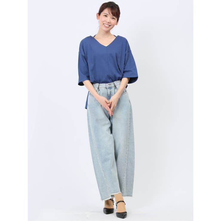 ハンチ/HUNCH USAコットン 前後2WAY カットソー | TAKA-Q WOMEN | 詳細画像5 