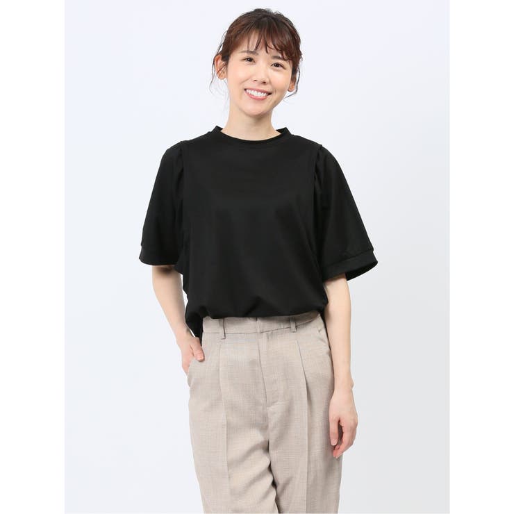 05黒 | ハンチ/HUNCH 接触冷感 ドルマンカットソー | TAKA-Q WOMEN