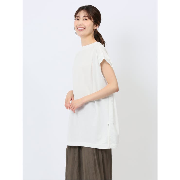 ハンチ/HUNCH COOL TOUCH ショルダータックトップス | TAKA-Q WOMEN | 詳細画像2 