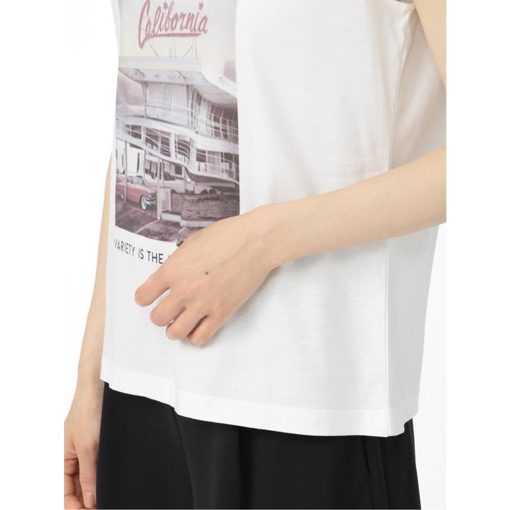 転写プリント フレンチスリーブプルオーバー | TAKA-Q WOMEN | 詳細画像25 