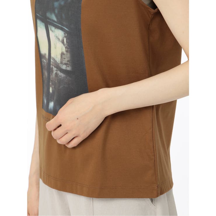 転写プリント フレンチスリーブプルオーバー | TAKA-Q WOMEN | 詳細画像38 