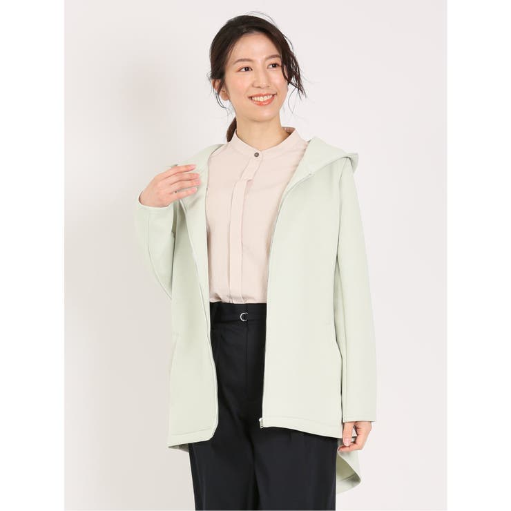 バックフレアー 長袖パーカー | TAKA-Q WOMEN | 詳細画像1 