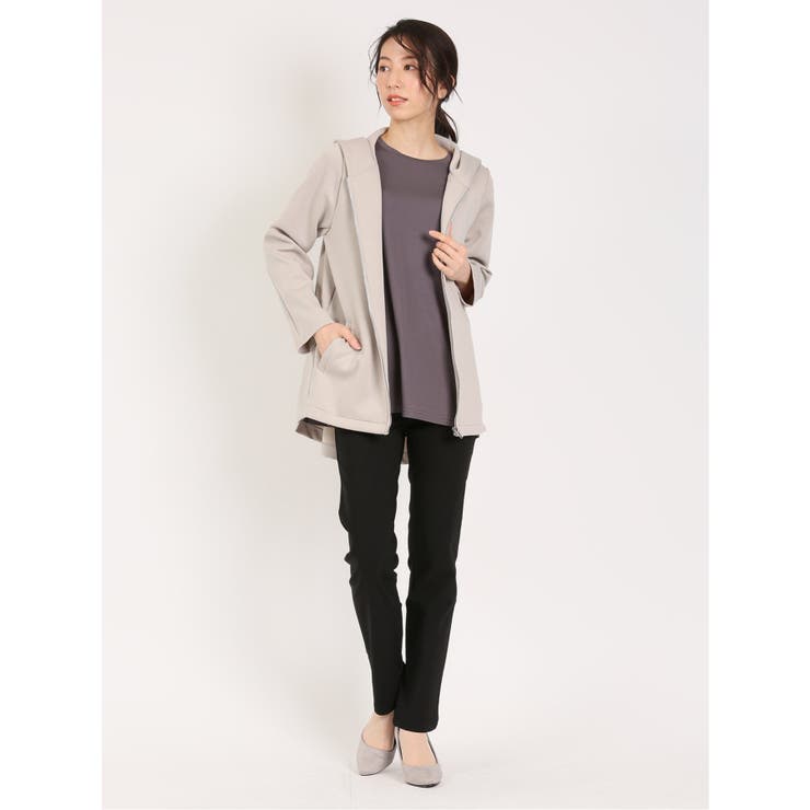 バックフレアー 長袖パーカー | TAKA-Q WOMEN | 詳細画像23 