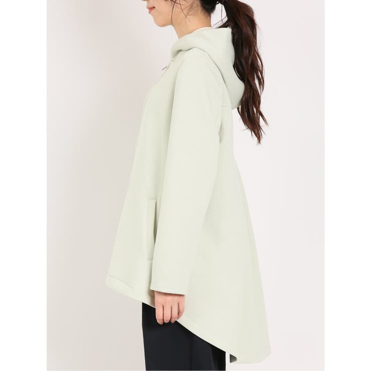 バックフレアー 長袖パーカー | TAKA-Q WOMEN | 詳細画像6 