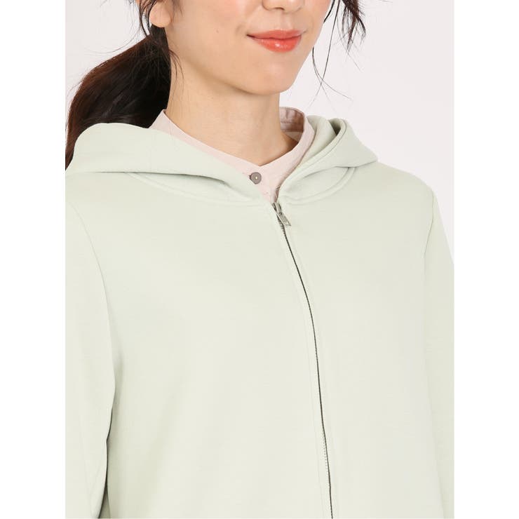 バックフレアー 長袖パーカー | TAKA-Q WOMEN | 詳細画像8 