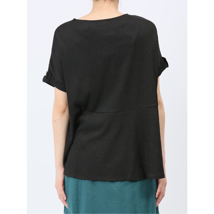 マーブルワルツ/MARBLE WALTS シャーリング クルー半袖プルオーバー | TAKA-Q WOMEN | 詳細画像18 