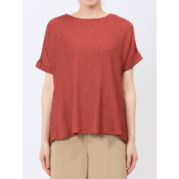 マーブルワルツ/MARBLE WALTS シャーリング クルー半袖プルオーバー | TAKA-Q WOMEN | 詳細画像26 