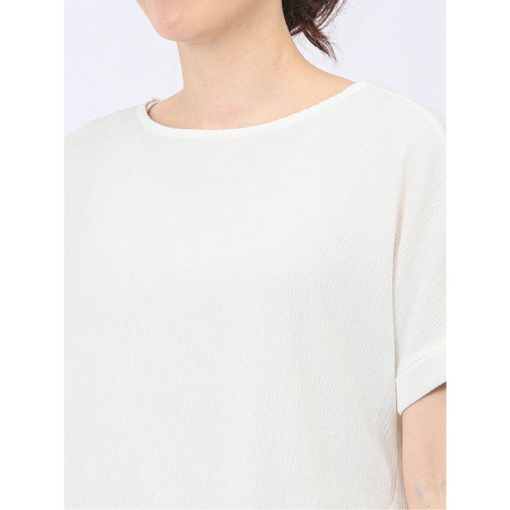 マーブルワルツ/MARBLE WALTS シャーリング クルー半袖プルオーバー | TAKA-Q WOMEN | 詳細画像9 