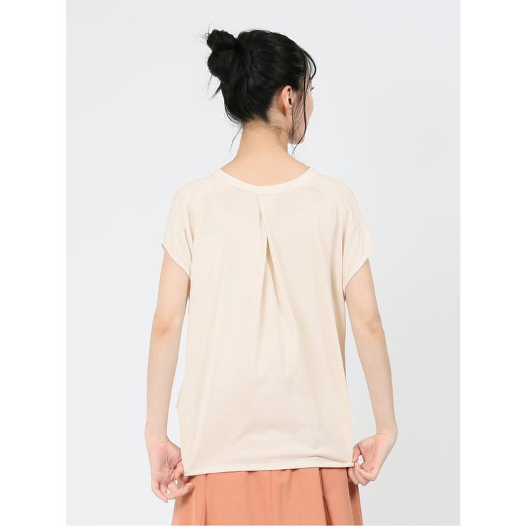 マーブルワルツ/MARBLE WALTS ハイブリッド 抜き衿半袖プルオーバー | TAKA-Q WOMEN | 詳細画像30 