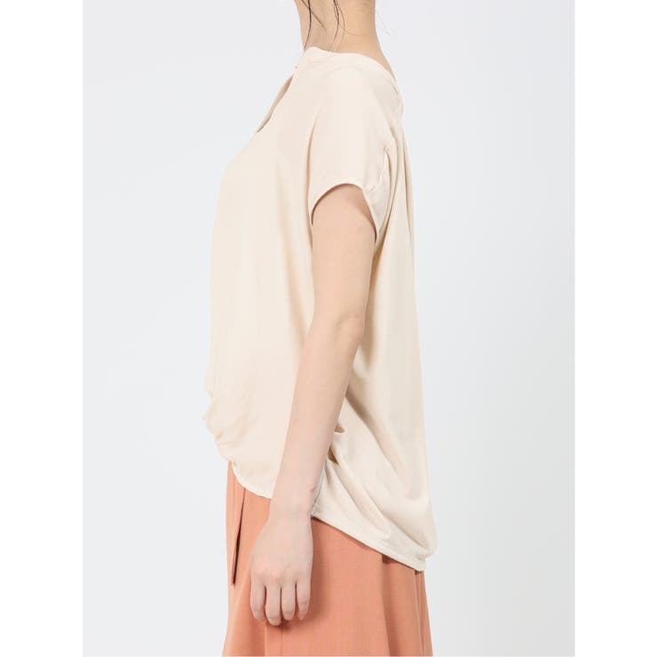 マーブルワルツ/MARBLE WALTS ハイブリッド 抜き衿半袖プルオーバー | TAKA-Q WOMEN | 詳細画像33 