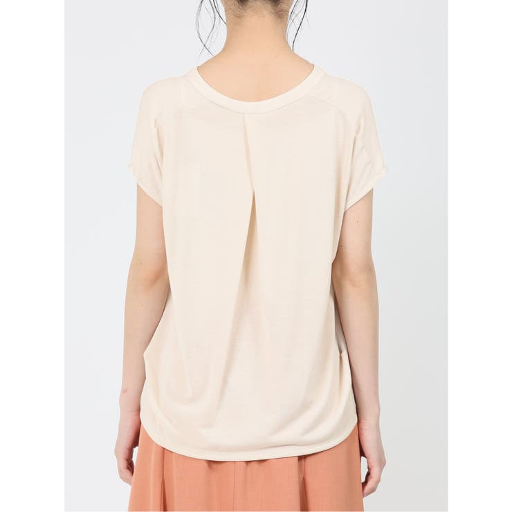 マーブルワルツ/MARBLE WALTS ハイブリッド 抜き衿半袖プルオーバー | TAKA-Q WOMEN | 詳細画像34 