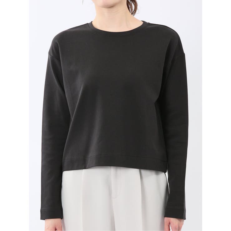 クロップド クルーネック長袖Ｔシャツ | TAKA-Q WOMEN | 詳細画像15 
