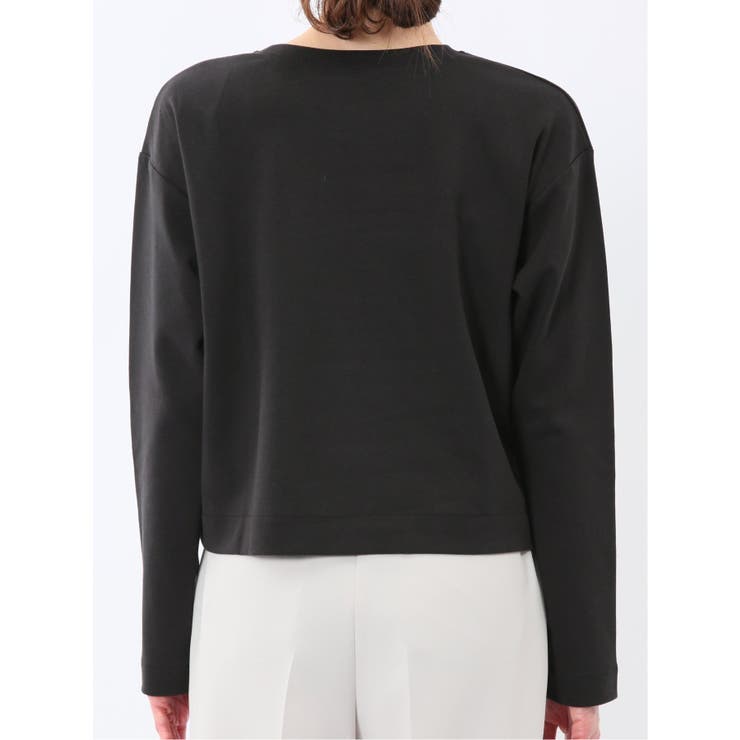 クロップド クルーネック長袖Ｔシャツ | TAKA-Q WOMEN | 詳細画像17 