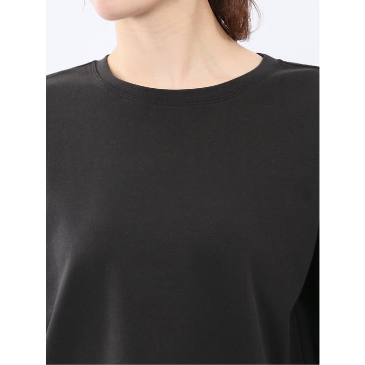 クロップド クルーネック長袖Ｔシャツ | TAKA-Q WOMEN | 詳細画像18 
