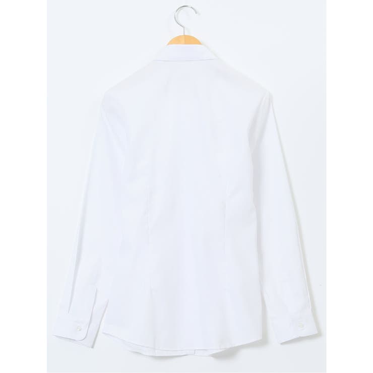 うれしい高機能 リボン脱着 長袖シャツ | TAKA-Q WOMEN | 詳細画像2 