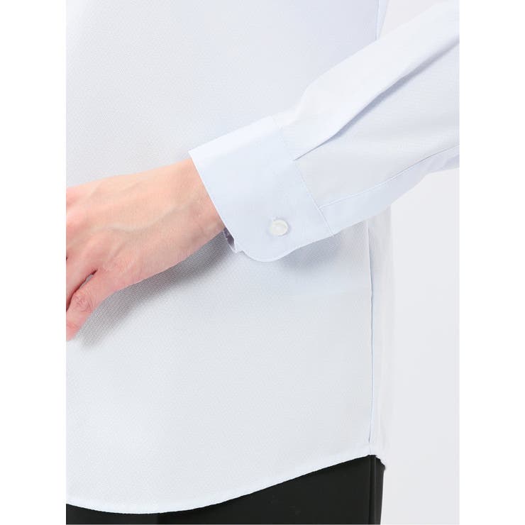 うれしい高機能 リボン脱着 長袖シャツ | TAKA-Q WOMEN | 詳細画像35 