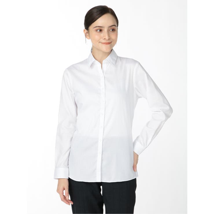 形態安定 レギュラーカラー 長袖シャツ | TAKA-Q | 詳細画像1 