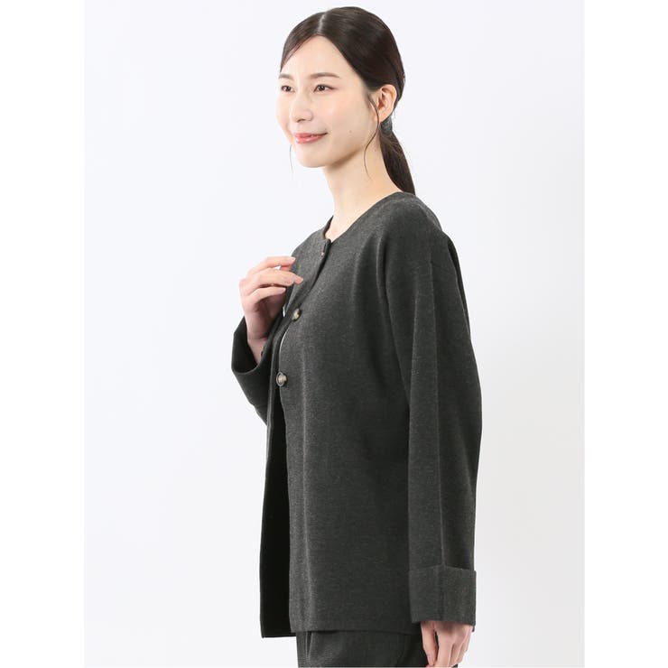 ハンドウォッシャブル ミラノ クルーニットカーディガン | TAKA-Q WOMEN | 詳細画像11 