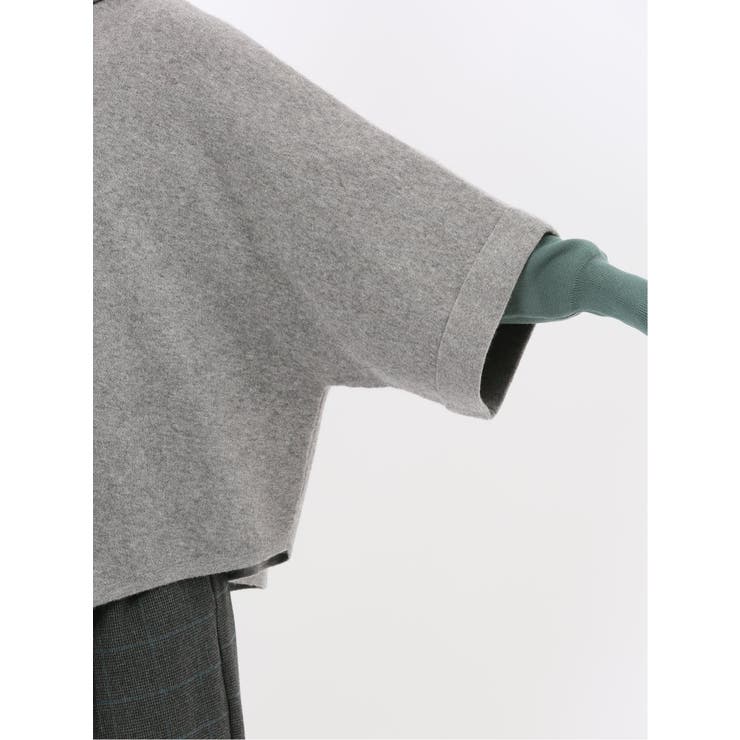 ウォッシャブル ポンチョ風 フードコーディガン | TAKA-Q WOMEN | 詳細画像19 