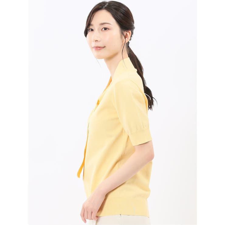 ハンドウォッシャブル 2WAY 半袖ニットプルオーバー | TAKA-Q WOMEN | 詳細画像16 