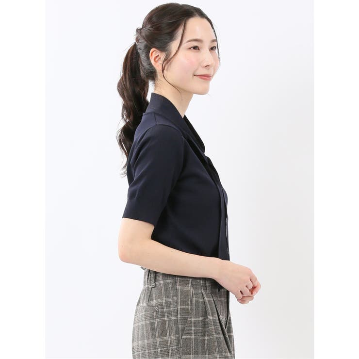 ハンドウォッシャブル 2WAY 半袖ニットプルオーバー | TAKA-Q WOMEN | 詳細画像32 