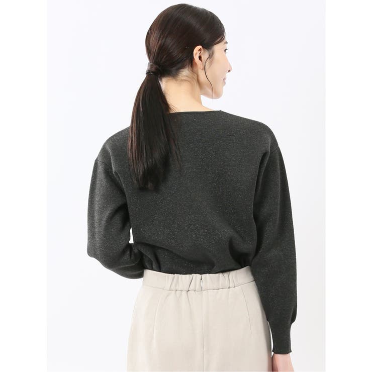 ハンドウォッシャブル ミラノ Vネック ニットプルオーバー | TAKA-Q WOMEN | 詳細画像3 