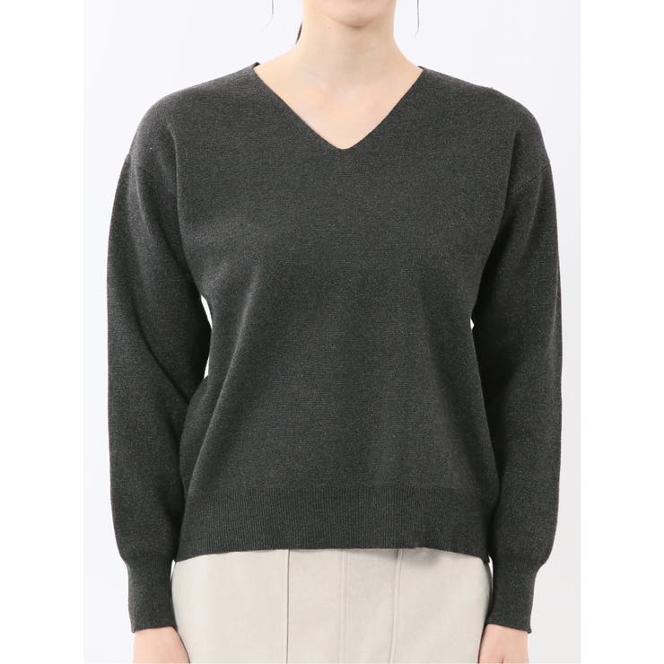 ハンドウォッシャブル ミラノ Vネック ニットプルオーバー | TAKA-Q WOMEN | 詳細画像6 