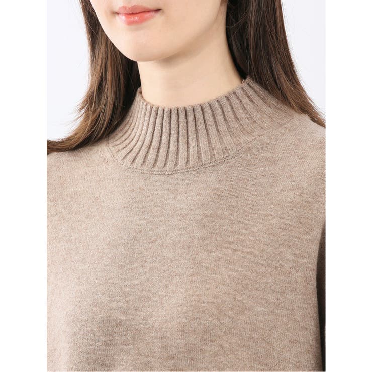 ウォッシャブル バックスリット ハイネックニットプルオーバー | TAKA-Q WOMEN | 詳細画像19 