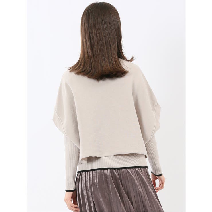 ハンドウォッシャブル ドルマン&リブハイネック ニットアンサンブル | TAKA-Q WOMEN | 詳細画像14 
