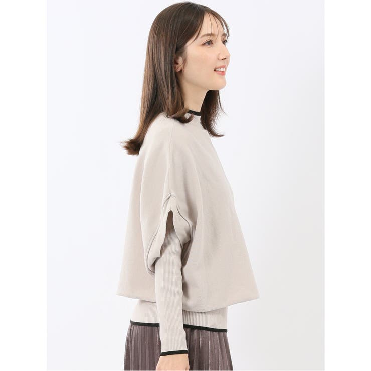 ハンドウォッシャブル ドルマン&リブハイネック ニットアンサンブル | TAKA-Q WOMEN | 詳細画像15 
