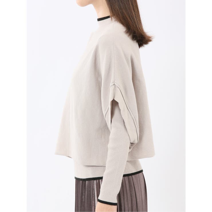 ハンドウォッシャブル ドルマン&リブハイネック ニットアンサンブル | TAKA-Q WOMEN | 詳細画像18 