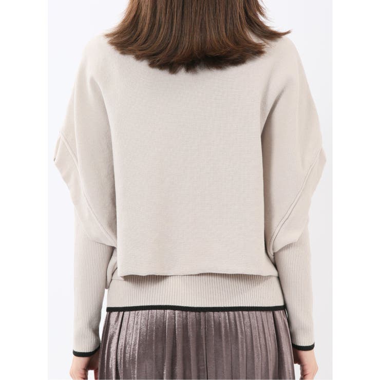 ハンドウォッシャブル ドルマン&リブハイネック ニットアンサンブル | TAKA-Q WOMEN | 詳細画像19 