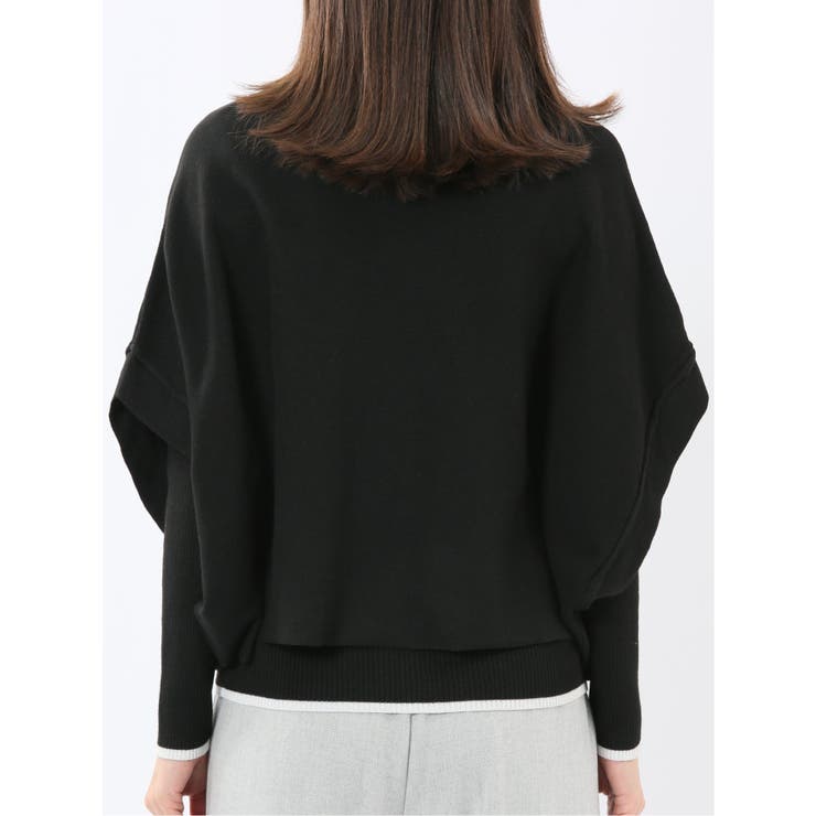 ハンドウォッシャブル ドルマン&リブハイネック ニットアンサンブル | TAKA-Q WOMEN | 詳細画像8 