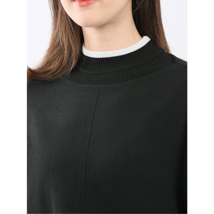 ハンドウォッシャブル ドルマン&リブハイネック ニットアンサンブル | TAKA-Q WOMEN | 詳細画像9 