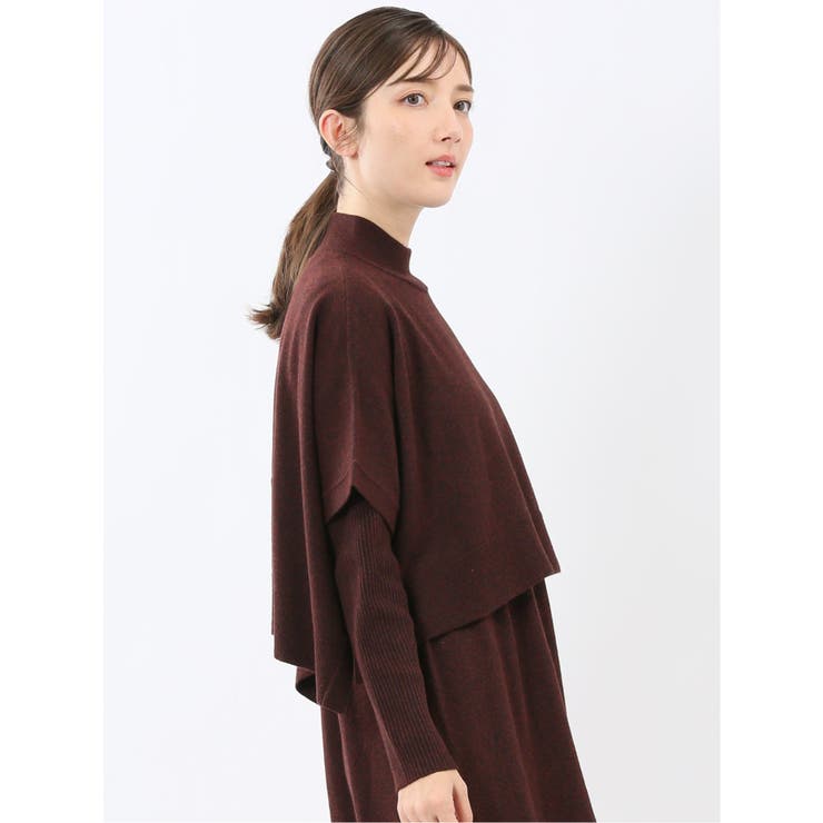 ハンドウォッシャブル ポンチョ&ワンピース ニットアンサンブル | TAKA-Q WOMEN | 詳細画像4 