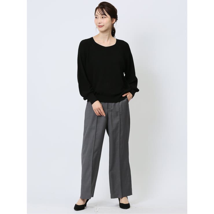 畦 Vネック ニットプルオーバー | TAKA-Q WOMEN | 詳細画像5 