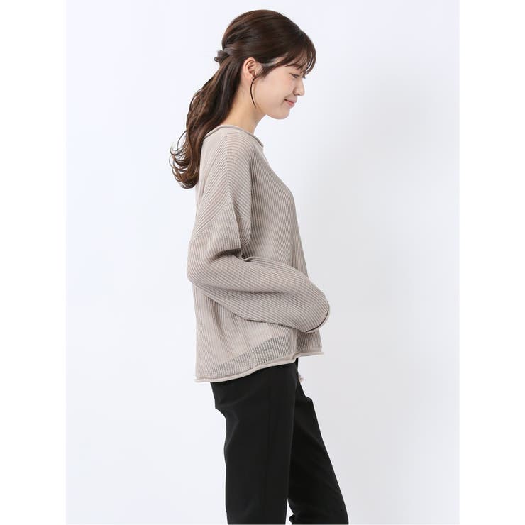 メッシュニット&タンクトップ アンサンブル[品番：TKQJ0025287