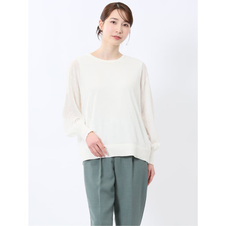 シアーニット&タンクトップ アンサンブル | TAKA-Q WOMEN | 詳細画像1 