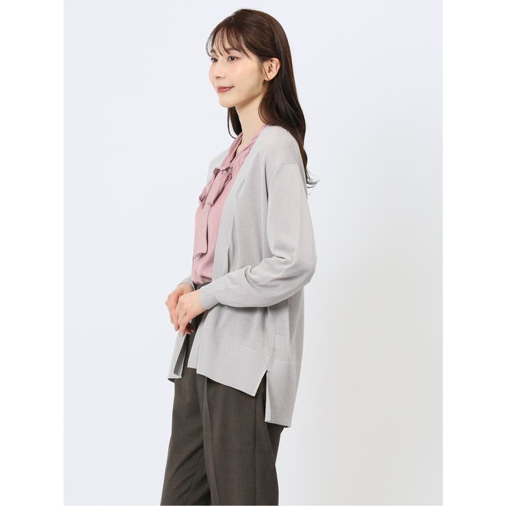 ラメシアー カーディガン | TAKA-Q WOMEN | 詳細画像2 