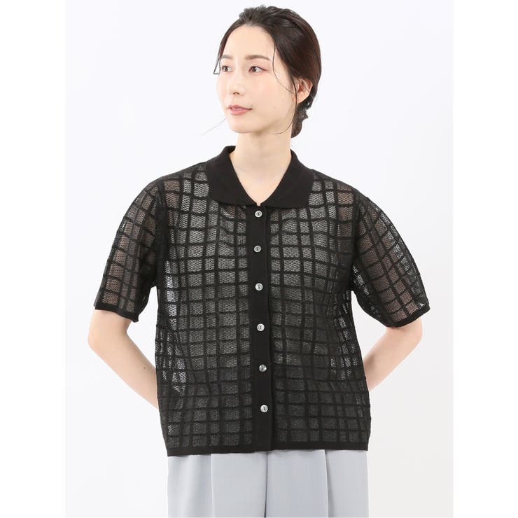 くゆりあんさん専用　Collarless Twill JK　36 ロゴエンブロイダリーロングスリーブTシャツ | human woman