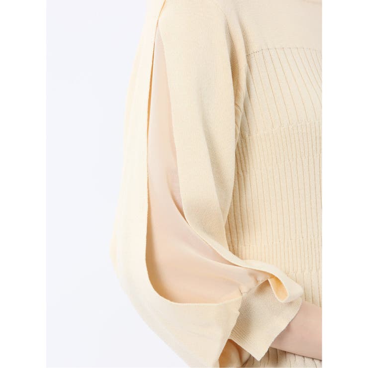 クルーネック 7分袖 ニットプルオーバー | TAKA-Q WOMEN | 詳細画像11 