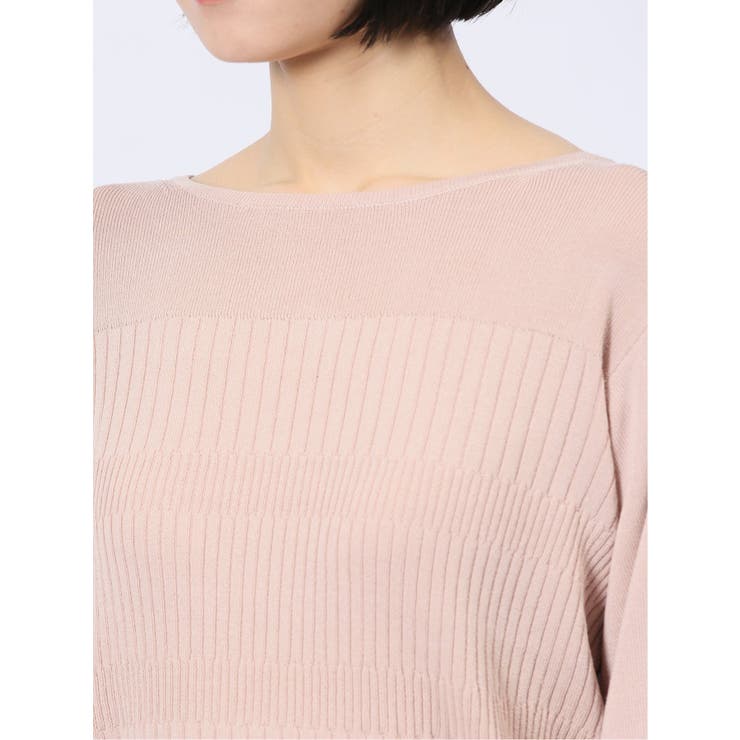 クルーネック 7分袖 ニットプルオーバー | TAKA-Q WOMEN | 詳細画像22 