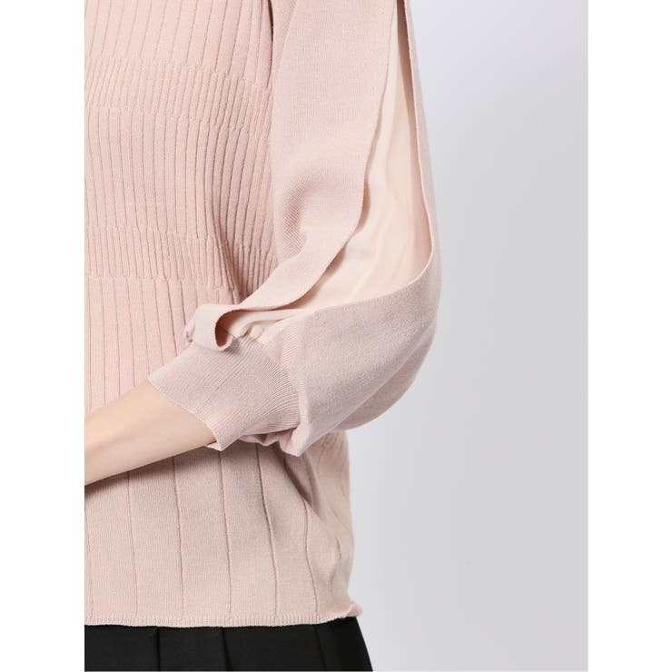 クルーネック 7分袖 ニットプルオーバー | TAKA-Q WOMEN | 詳細画像23 