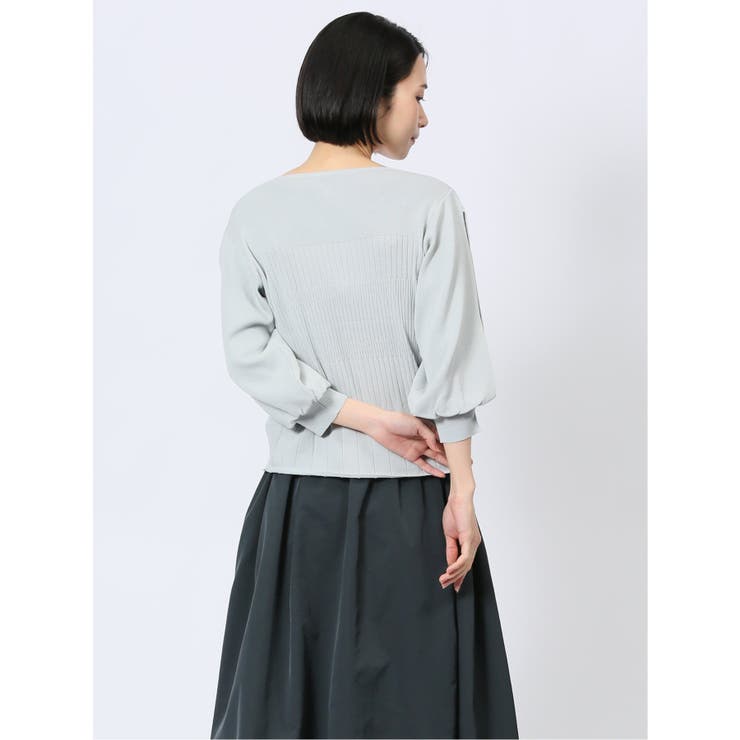 クルーネック 7分袖 ニットプルオーバー | TAKA-Q WOMEN | 詳細画像27 