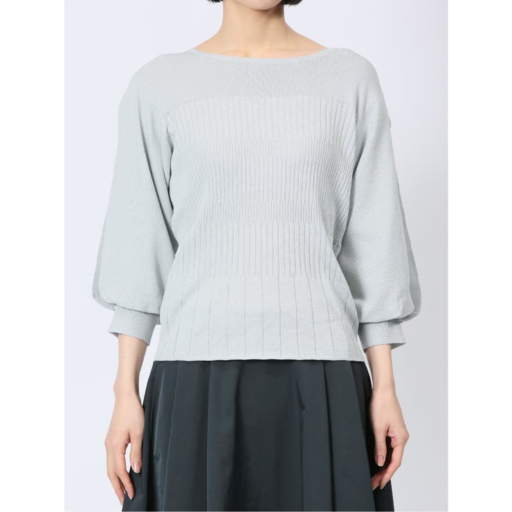 クルーネック 7分袖 ニットプルオーバー | TAKA-Q WOMEN | 詳細画像31 