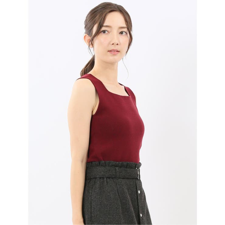 ハンドウォッシャブル 前後2WAY ニットタンク | TAKA-Q WOMEN | 詳細画像24 