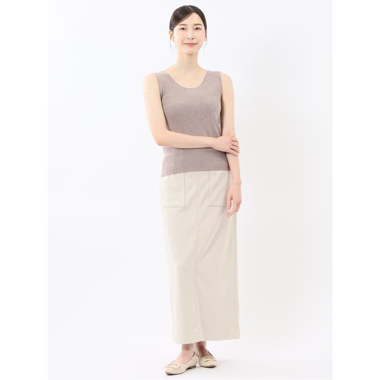 ハンドウォッシャブル 前後2WAY ニットタンク | TAKA-Q WOMEN | 詳細画像33 