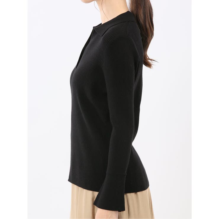ハンドウォッシャブル リブ ポロニット | TAKA-Q WOMEN | 詳細画像16 