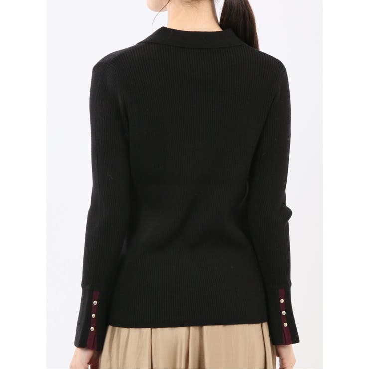 ハンドウォッシャブル リブ ポロニット | TAKA-Q WOMEN | 詳細画像17 