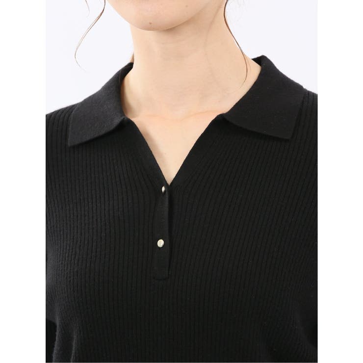 ハンドウォッシャブル リブ ポロニット | TAKA-Q WOMEN | 詳細画像18 